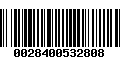 Código de Barras 0028400532808