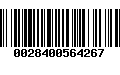 Código de Barras 0028400564267