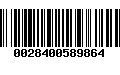 Código de Barras 0028400589864