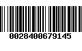 Código de Barras 0028400679145