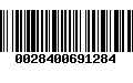 Código de Barras 0028400691284