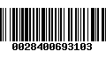 Código de Barras 0028400693103