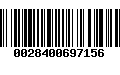 Código de Barras 0028400697156