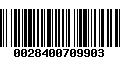 Código de Barras 0028400709903