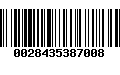 Código de Barras 0028435387008