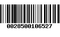 Código de Barras 0028500106527