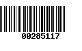 Código de Barras 00285117