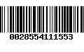 Código de Barras 0028554111553