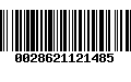 Código de Barras 0028621121485