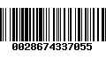 Código de Barras 0028674337055