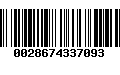 Código de Barras 0028674337093