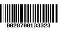 Código de Barras 0028700133323