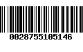 Código de Barras 0028755105146