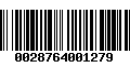 Código de Barras 0028764001279