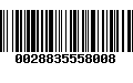 Código de Barras 0028835558008