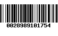 Código de Barras 0028989101754