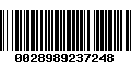 Código de Barras 0028989237248
