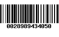 Código de Barras 0028989434050