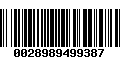 Código de Barras 0028989499387