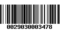 Código de Barras 0029030003478