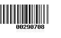 Código de Barras 00290708