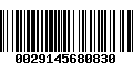 Código de Barras 0029145680830