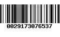 Código de Barras 0029173076537