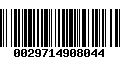 Código de Barras 0029714908044