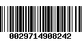 Código de Barras 0029714908242