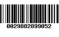 Código de Barras 0029882899052