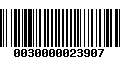 Código de Barras 0030000023907