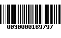 Código de Barras 0030000169797