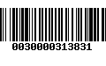 Código de Barras 0030000313831