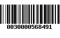 Código de Barras 0030000568491