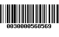 Código de Barras 0030000568569