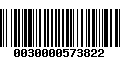 Código de Barras 0030000573822