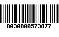 Código de Barras 0030000573877