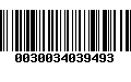 Código de Barras 0030034039493