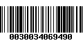 Código de Barras 0030034069490