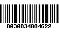 Código de Barras 0030034084622