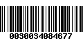 Código de Barras 0030034084677