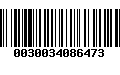 Código de Barras 0030034086473