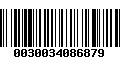 Código de Barras 0030034086879