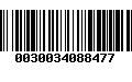 Código de Barras 0030034088477