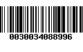 Código de Barras 0030034088996