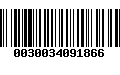 Código de Barras 0030034091866