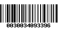 Código de Barras 0030034093396