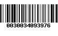 Código de Barras 0030034093976