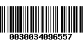 Código de Barras 0030034096557