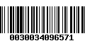 Código de Barras 0030034096571